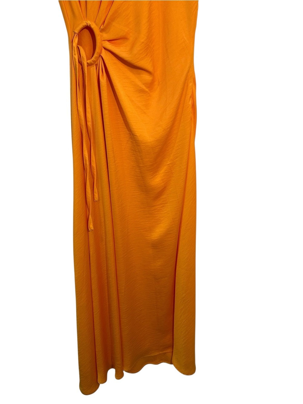 House of Harlow Sleeveless Orange Twist-Ring Maxi Dress - Picture 4 of 14